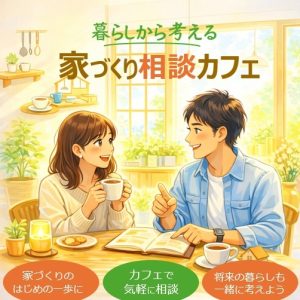 知立市で開催する「家づくり相談カフェ」家づくり検討者のかた向けの無料相談会