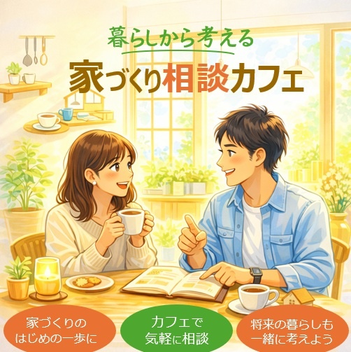 知立市で開催する「家づくり相談カフェ」家づくり検討者のかた向けの無料相談会